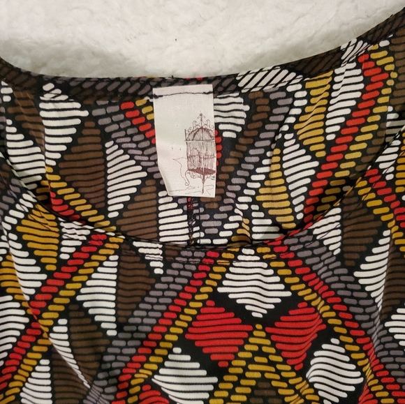 Causal Dress w/mix colors - Picture 4 of 6